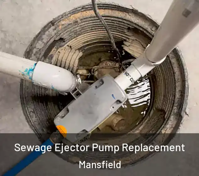  Sewage Ejector Pump Replacement Mansfield